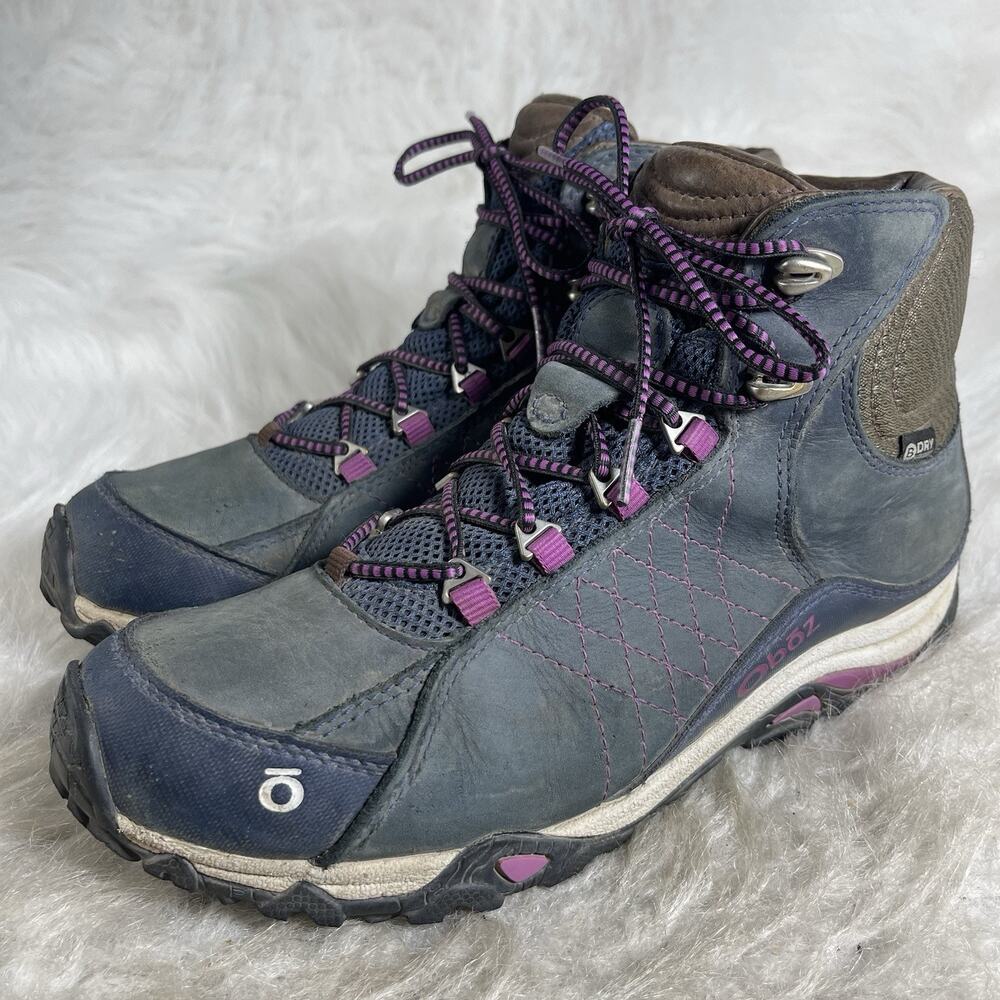 Oboz Sapphire Mid B-Dry Women's 8.5 Huckleberry Waterproo
